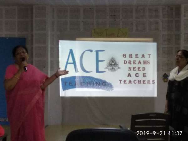 Workshop On ACE Teaching Conducted By Scholastic At STEM World School