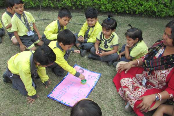 Cleanliness Activity Conducted By The Pre-Primary wings of STEM World School