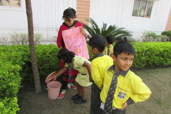 Cleanliness Activity Conducted By The Pre-Primary wings of STEM World School
