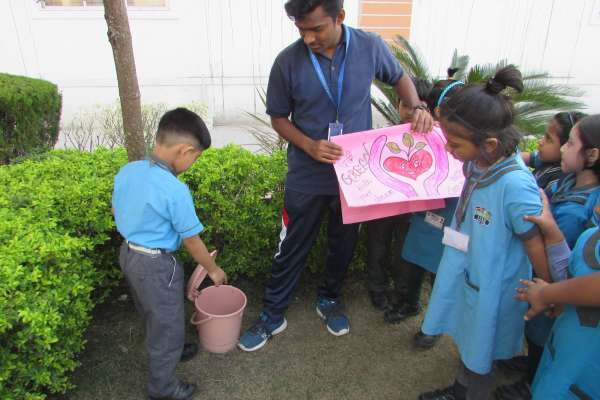 Cleanliness Activity Conducted By The Pre-Primary wings of STEM World School