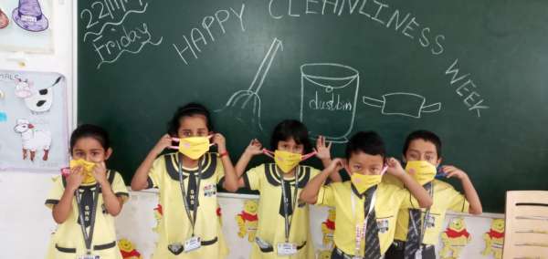 Cleanliness Activity Conducted By The Pre-Primary wings of STEM World School