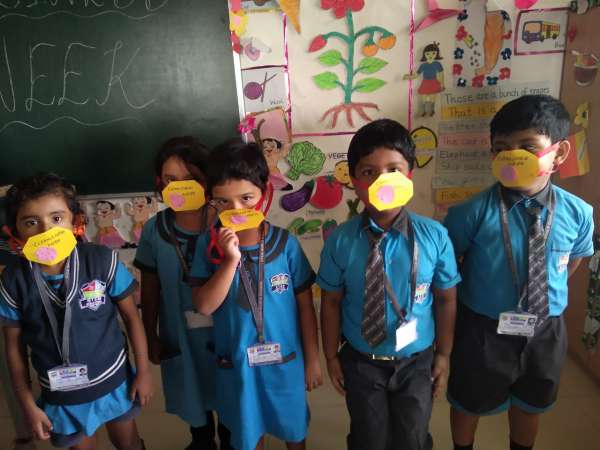 Cleanliness Activity Conducted By The Pre-Primary wings of STEM World School