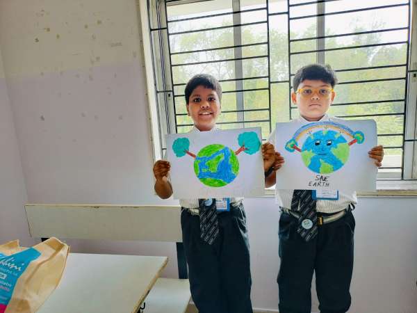 Earth Day Celebration for Classes 1 – 5