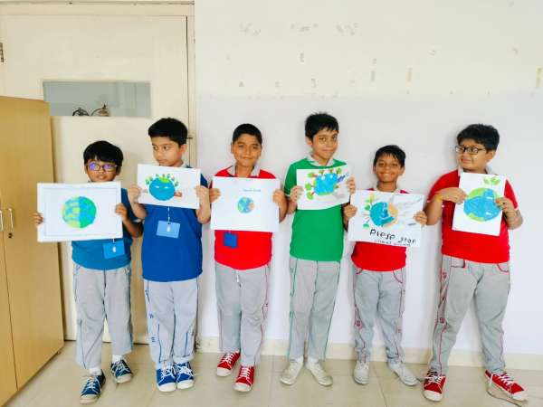 Earth Day Celebration for Classes 1 – 5