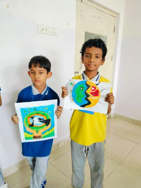 Earth Day Celebration for Classes 1 – 5
