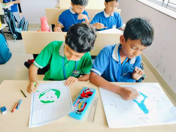 Earth Day Celebration for Classes 1 – 5