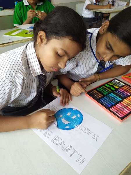 Earth Day Celebration for Classes 1 – 5