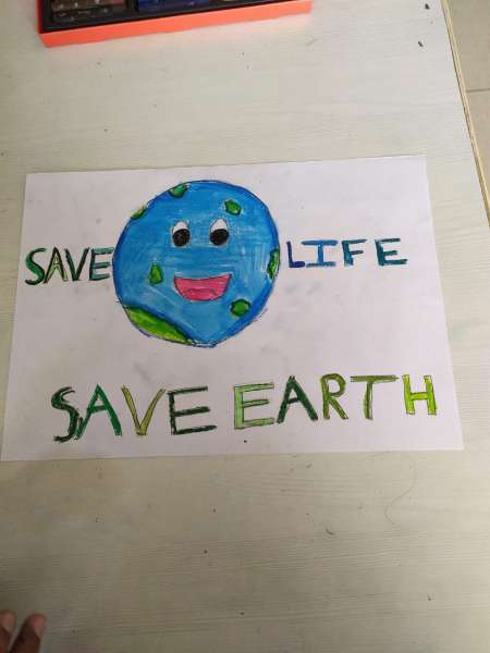 Earth Day Celebration for Classes 1 – 5