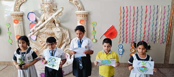 Earth Day Celebration for Classes 1 – 5