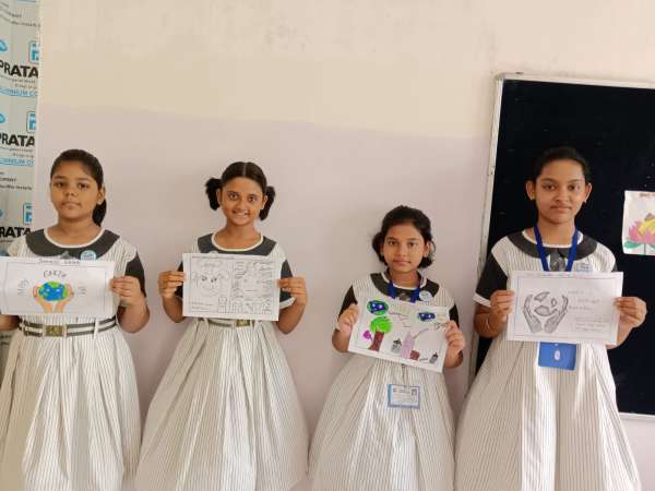 Earth Day Celebration for Classes 1 – 5