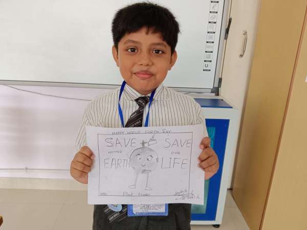 Earth Day Celebration for Classes 1 – 5