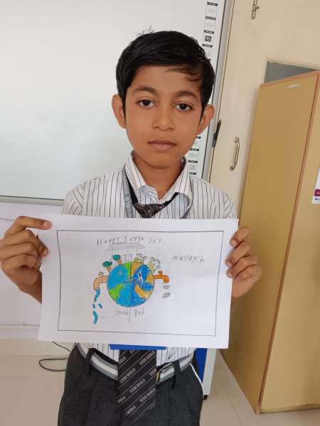 Earth Day Celebration for Classes 1 – 5