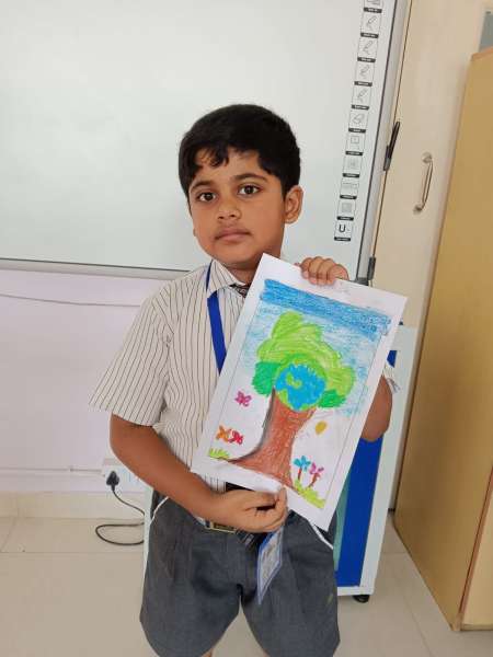 Earth Day Celebration for Classes 1 – 5