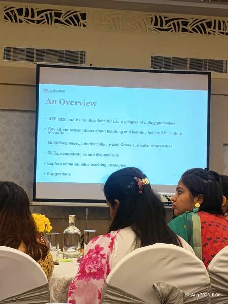 Focused Group Discussion on English Language Teaching organised by Cambridge University Press and Assessment