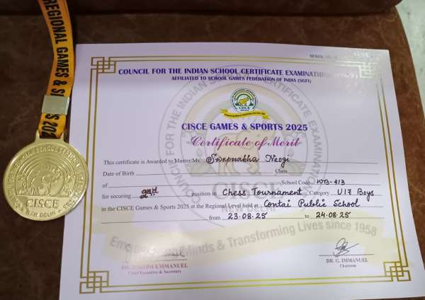 CISCE Regional Chess Competition (2025)