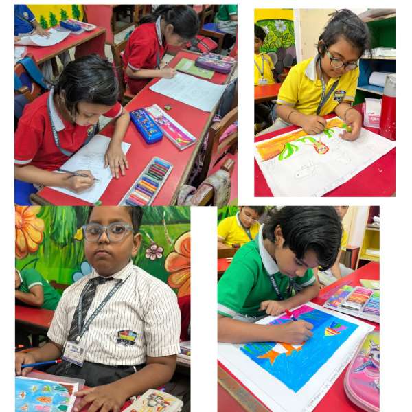 Interhouse Art Competition Classes 1 – 2 (2025)