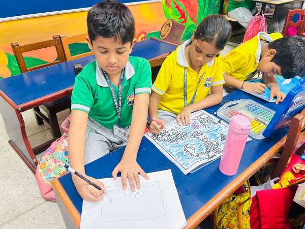 Interhouse Art Competition Classes 1 – 2 (2025)