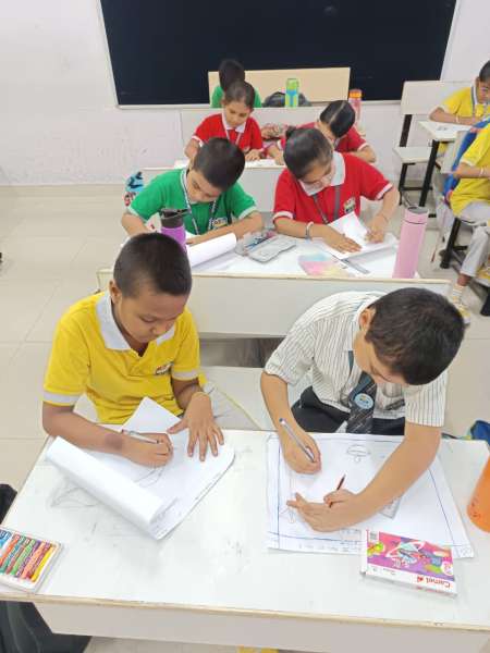 Interhouse Art Competition Classes 3 – 5 (2025)