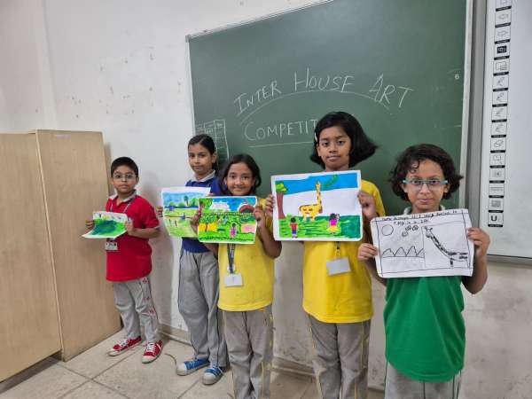 Interhouse Art Competition Classes 3 – 5 (2025)