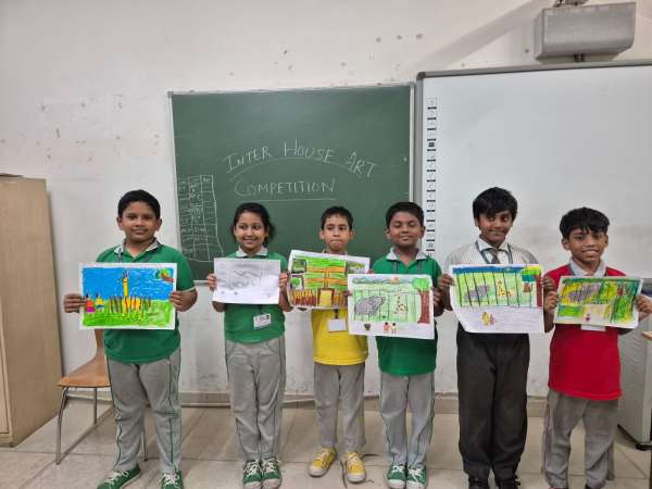 Interhouse Art Competition Classes 3 – 5 (2025)