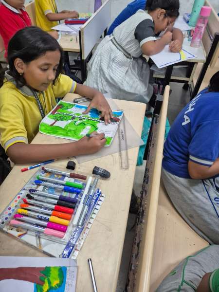 Interhouse Art Competition Classes 3 – 5 (2025)