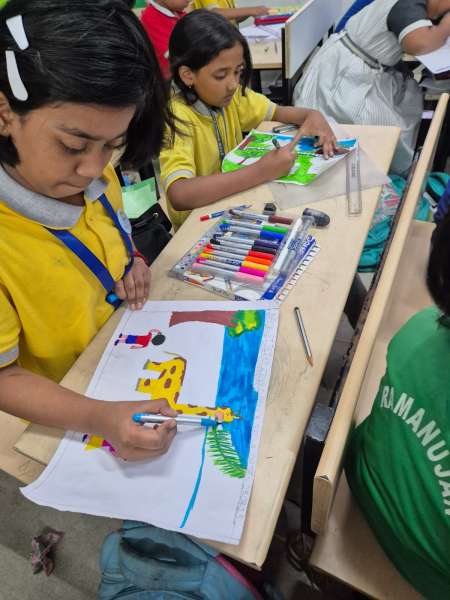 Interhouse Art Competition Classes 3 – 5 (2025)