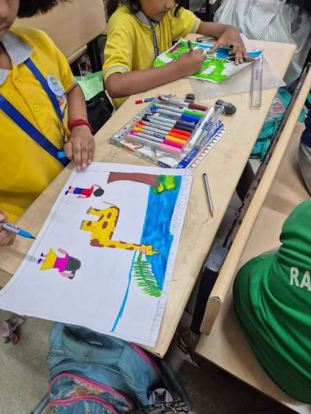 Interhouse Art Competition Classes 3 – 5 (2025)