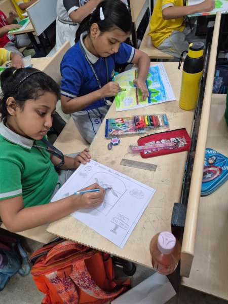 Interhouse Art Competition Classes 3 – 5 (2025)