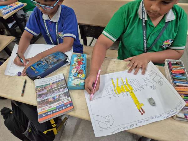 Interhouse Art Competition Classes 3 – 5 (2025)