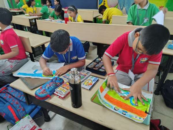 Interhouse Art Competition Classes 3 – 5 (2025)