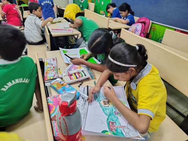 Interhouse Art Competition Classes 3 – 5 (2025)