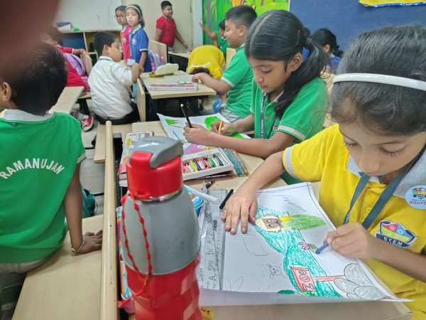 Interhouse Art Competition Classes 3 – 5 (2025)