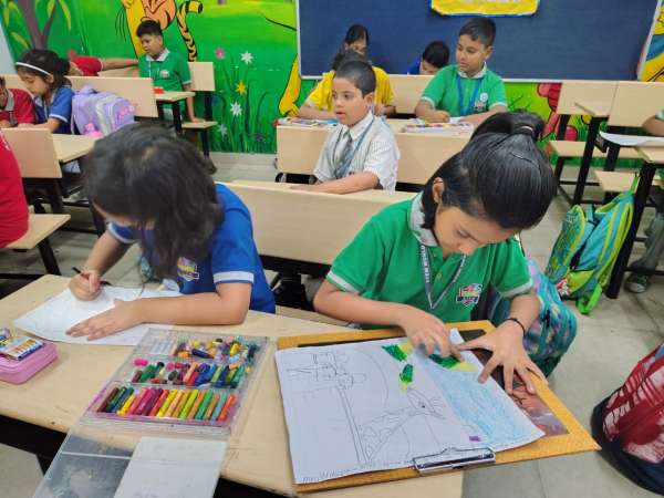 Interhouse Art Competition Classes 3 – 5 (2025)