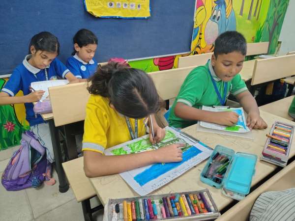 Interhouse Art Competition Classes 3 – 5 (2025)