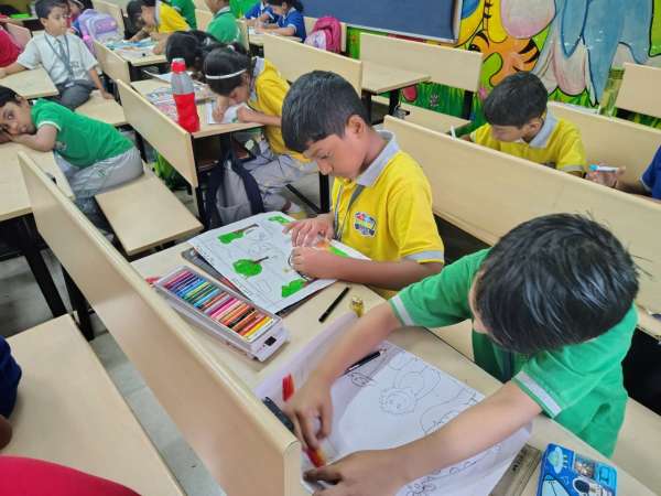 Interhouse Art Competition Classes 3 – 5 (2025)