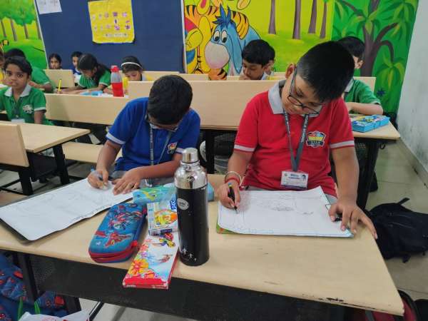 Interhouse Art Competition Classes 3 – 5 (2025)