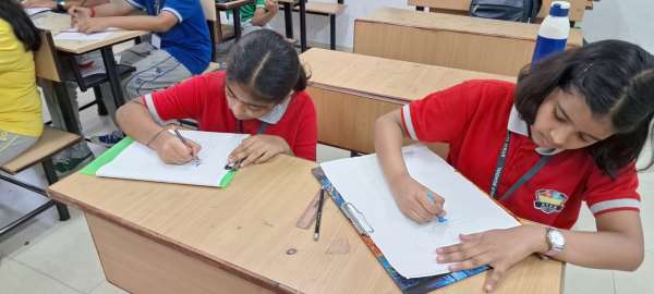 Interhouse Art Competition Classes 6 – 8 (2025)