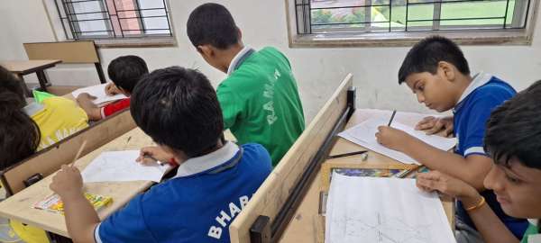 Interhouse Art Competition Classes 6 – 8 (2025)