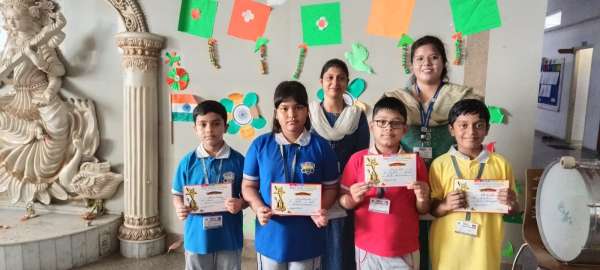 Certificate Distribution – Inter House Art Competition (Classes I & IV) (2025)