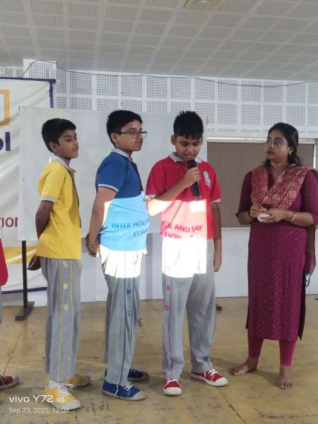 Inter-house Pick & Say for Classes 1 to 5 (2025)