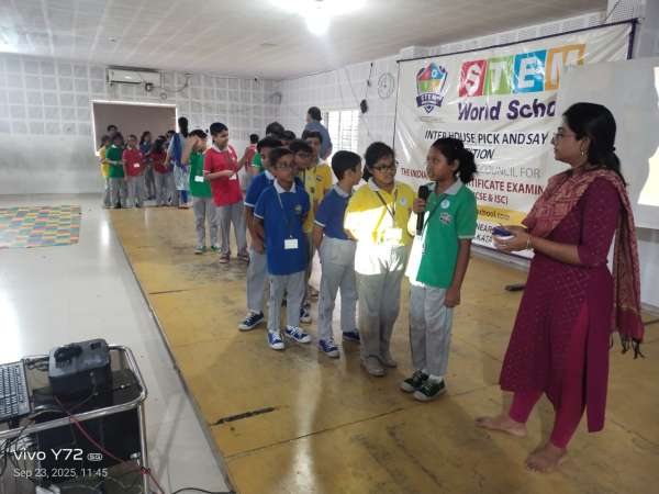 Inter-house Pick & Say for Classes 1 to 5 (2025)