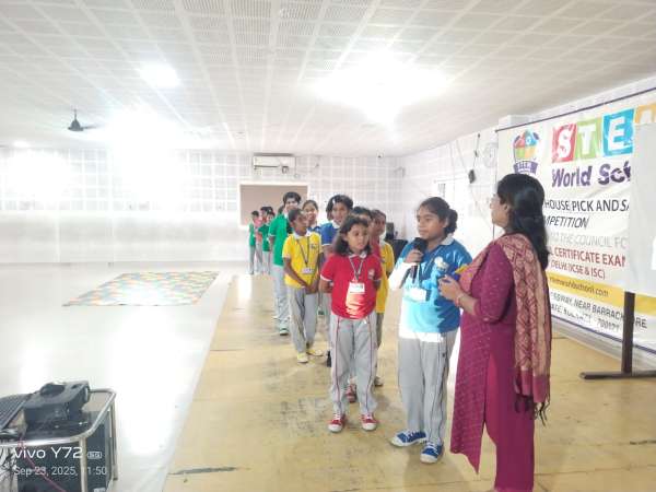 Inter-house Pick & Say for Classes 1 to 5 (2025)