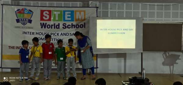 Inter-house Pick & Say for Classes 1 to 5 (2025)