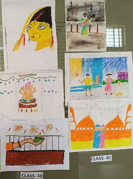 Certificate Distribution – Inter House Art Competition (Classes I & IV) (2025)