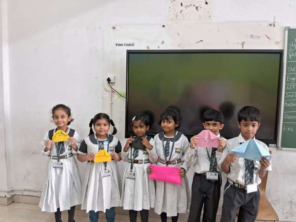 Origami Making Activity for classes 1 - 2 (2025)