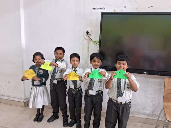 Origami Making Activity for classes 1 - 2 (2025)