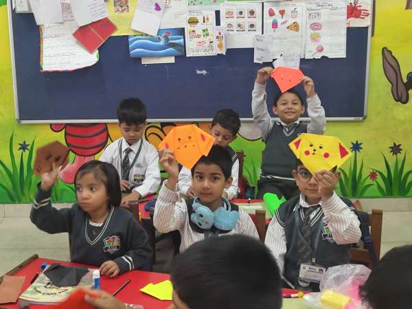 Origami Making Activity for classes 1 - 2 (2025)