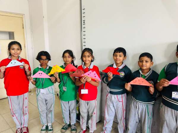 Origami Making Activity for classes 1 - 2 (2025)