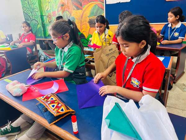 Origami Making Activity for classes 1 - 2 (2025)