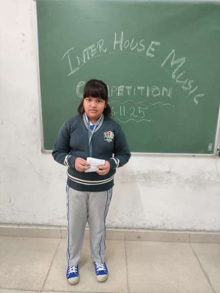 Interhouse Music Competition for Classes 1 - 5 (2025)